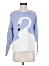 Vero Moda Graphic Blue Pullover Sweater Size S - photo 1
