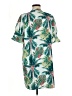 Unbranded Tropical Teal Casual Dress Size M - photo 2