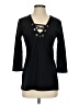 Boston Proper Black 3/4 Sleeve Top Size XS - photo 1
