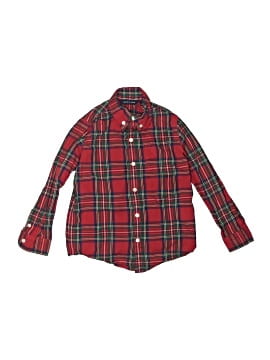 Janie And Jack Long Sleeve Button Down Shirt