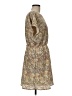 Molly Bracken 100% Polyester Animal Print Tan Casual Dress Size M - photo 4