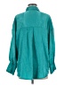 Zara 100% Polyester Solid Teal 3/4 Sleeve Blouse Size M - photo 2