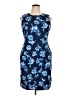 Lands' End Blue Casual Dress Size 16 - photo 1