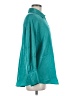 Zara 100% Polyester Solid Teal 3/4 Sleeve Blouse Size M - photo 4