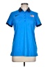 Nike Golf 100% Polyester Blue Short Sleeve Polo Size L - photo 1