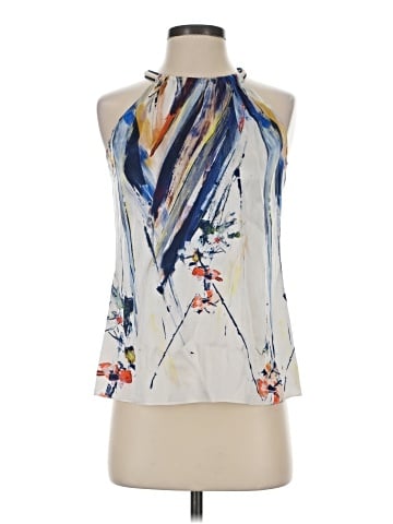 Elie Tahari Sleeveless Silk Top (view 1)