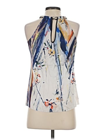 Elie Tahari Sleeveless Silk Top (view 2)