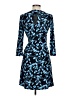 BCBGMAXAZRIA Print Blue Casual Dress Size M - photo 2