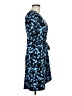 BCBGMAXAZRIA Print Blue Casual Dress Size M - photo 4