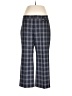 Banana Republic Plaid Gray Casual Pants Size 14 - photo 1