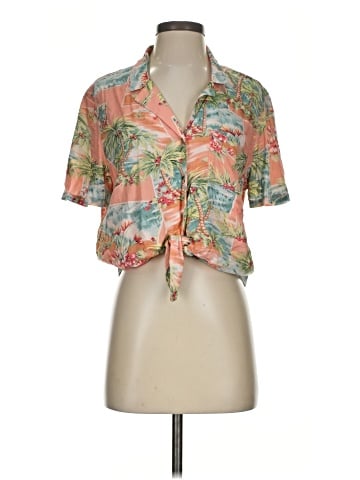 American Eagle Outfitters Short Sleeve Blouse (view 1)