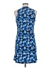 MICHAEL Michael Kors Print Blue Cocktail Dress Size M - photo 2