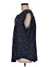 Papermoon Blue Sleeveless T-Shirt Size M - photo 5