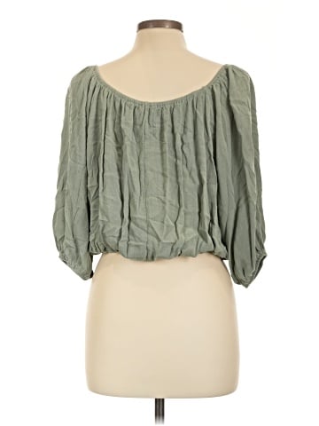 La Miel 3/4 Sleeve Blouse (view 2)