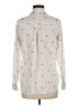Old Navy Print Ivory Long Sleeve Button-Down Shirt Size M - photo 2