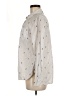 Old Navy Print Ivory Long Sleeve Button-Down Shirt Size M - photo 5