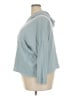 Eileen Fisher Teal Pullover Hoodie Size 2X - photo 5