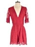 Socialite 100% Nylon Hearts Red Romper Size M - photo 1