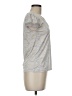 Nanette Lepore Gray Short Sleeve Top Size M - photo 4