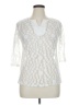 Perseption Concept White 3/4 Sleeve Blouse Size XL - photo 1