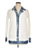 Unbranded 100% Polyester Ivory Long Sleeve Blouse Size XL - photo 1