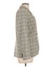 J.Crew Plaid Gray Wool Blazer Size 10 - photo 4