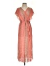 Becca 100% Polyester Orange Casual Dress Size XS - photo 1
