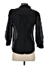 Express Black 3/4 Sleeve Button-Down Shirt Size S - photo 2