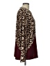 Assorted Brands Animal Print Burgundy Long Sleeve T-Shirt Size L - photo 4