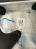 Gap Kids Tie-dye Blue Short Sleeve Button-Down Shirt Size 6 - 7 - photo 3