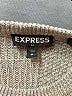 Express Outlet 100% Cotton Color Block Gray Pullover Sweater Size M - photo 7