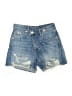 Zara Blue Denim Shorts Size 4 - photo 1