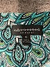 Connected Apparel Graphic Teal Cocktail Dress Size 10 - photo 7