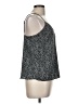 Nine West 100% Polyester Black Sleeveless Top Size M - photo 4