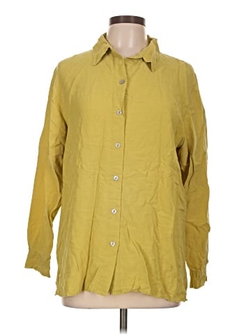 Chico's Design 3/4 Sleeve Button-Down Shirt (view 1)
