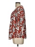 Fun2Fun 100% Rayon Red 3/4 Sleeve Blouse Size L - photo 5