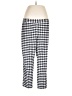 Talbots Checkered-gingham Blue Casual Pants Size 14 - photo 1
