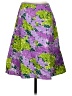 Assorted Brands Tropical Purple Casual Skirt Size 4 - photo 2