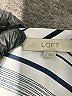 Ann Taylor LOFT Stripes Gray Short Sleeve Blouse Size XL - photo 7