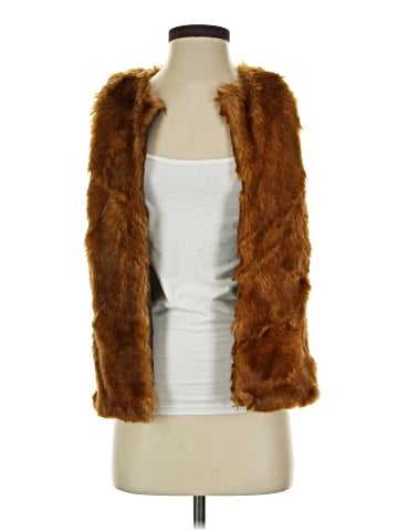Karen Zambos Vintage Couture Faux Fur Vest (view 1)