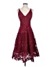 Adelyn Rae 100% Polyester Burgundy Cocktail Dress Size XS - photo 1