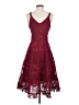 Adelyn Rae 100% Polyester Burgundy Cocktail Dress Size XS - photo 2