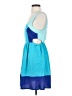 Roxy 100% Polyester Color Block Blue Casual Dress Size M - photo 5