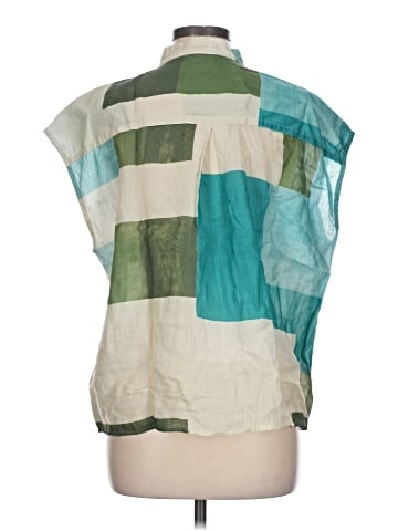 Banana Republic Factory Store Sleeveless Button-Down Shirt (view 2)