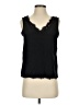 Skies Are Blue 100% Polyester Black Sleeveless Blouse Size S - photo 1