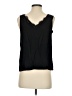 Skies Are Blue 100% Polyester Black Sleeveless Blouse Size S - photo 2