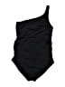 Unbranded Solid Black One Piece Swimsuit Size S (estimated) - photo 1