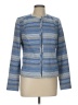 Laundry by Shelli Segal Stripes Blue Jacket Size 10 - photo 1