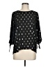 Papermoon Black 3/4 Sleeve Blouse Size M - photo 1