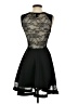Forever 21 Solid Black Cocktail Dress Size S - photo 2